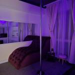 Deluxe room PURPLE 6 cu balcon si bara de dans