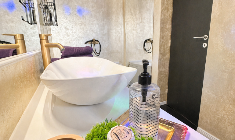 Deluxe room PURPLE 6 cu balcon si bara de dans